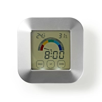 Watch, thermometer, hygrometer, touch display