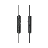 Small wired earbuds, black, USB-C, 1.2m, microphone