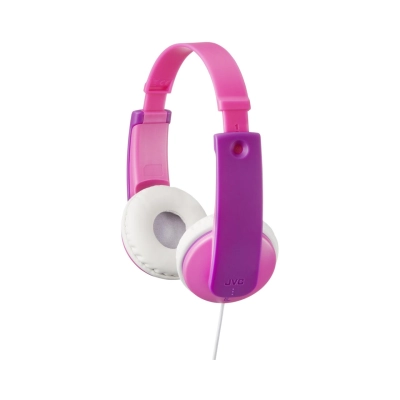 Kids headphones pink/white 0.8m cord JVC