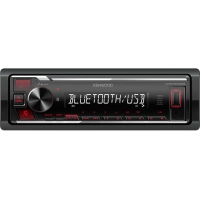 Автомобильная магнитола 1DIN AM FM BT USB AUX 4*50 Вт