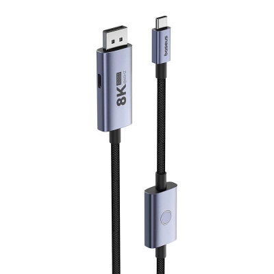 USB-C connector - DisplayPort connector cable 1.5m Baseus 8K 100W