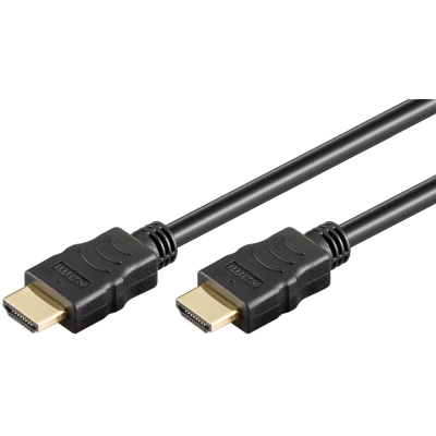 HDMI 2.0 cable 10m standard PVC, black 4K@60Hz 18Gbps