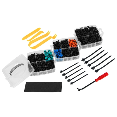 Car upholstery clips with tools, 680pcs