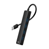 USB-A 3.0 hub 4 porti 15cm juhe UltraJoy Lite must