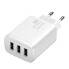 Baseus Compact Quick Charger, 3x USB, 17W, White