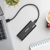 Коробка для жесткого диска SSD M2, USB-C 10 Гбит/с, черный, алюминий