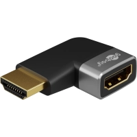 HDMI adapter, angle to the side, 90deg 8K@60Hz Goobay Plus