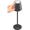 Table lamp with battery 2.8W 3000K up to 180lm black USB-C IP44