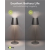 Table lamp with battery 2.8W 3000K up to 180lm black USB-C IP44