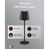 Table lamp with battery 2.8W 3000K up to 180lm black USB-C IP44