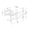 TV seinakinnitus 3-telge 32-70" kuni 45kg vesa