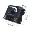 Dimmer 1-channel 12-24V 30A PWM Black