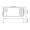 MONO/CCT LED control receiver RF 2*6A 12-24V Mi Boxer