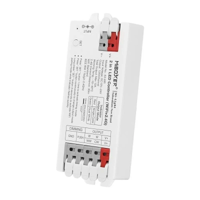 MONO/CCT LED juhtimise vastuvõtja Wifi 2*6A 12-24V Mi Boxer