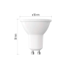 LED lamp GU10 230VAC 7W 806lm neutraal 4000K Classic