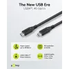 USB-C USB 4.0 cable 40Gbps 1m 240W black Thunderbolt