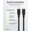 USB-C USB 4.0 cable 40Gbps 1m 240W black Thunderbolt