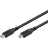 USB-C USB 4.0 cable 40Gbps 1m 240W black Thunderbolt