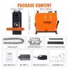 Diesel Heater 8kW with Remote Control 12V 40W Orange Vevor Vertical