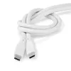 USB-C 3.2 Gen 2 Silicone Cable 240W 1m 20Gbps White