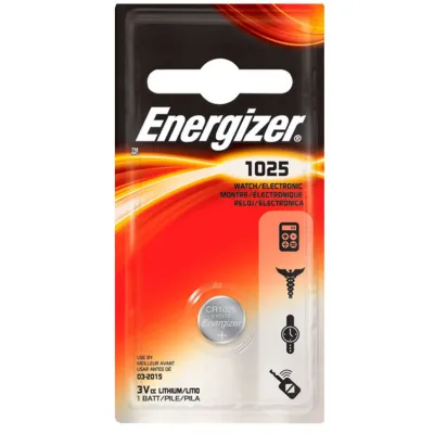 CR1025 Battery 3V 30mAh 102.5mm Energizer