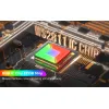 LED lint COB RGB SPI 24V 20W/m 1m IP20 10mm 576l/m