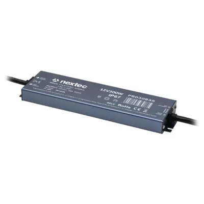 Блок питания 12VDC 25A 300W IP67 282x68x24мм Super Slim