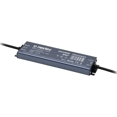 Power Supply 24VDC 4.2A 100W IP67 202*60*19mm Super Slim