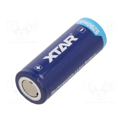 Aku Li-Ion 26650 3.7V 5200mAh Ø26.6x68mm 7A