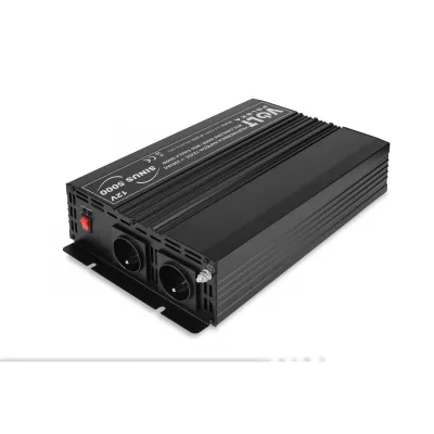 Muundur 12V->230V 2500W siinus, Poola Prantsuse pesad