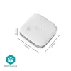 Wi-Fi Smoke Detector CR123A 85dB Nedis EN14604, 3 pcs