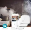 Wi-Fi Smoke Detector CR123A 85dB Nedis EN14604, 3 pcs