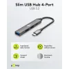 USB 3.2 USB-C USB-A 3.2 2.0 4 port hub, hall