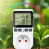 Digital thermostat for 230VAC socket with external sensor E6185