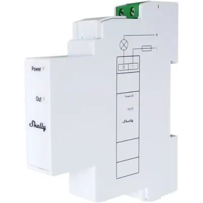 Shelly 3F Energy Meter Add-on Module for Contactor Switching