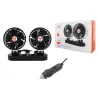 2x fans for dashboard 12V black WTS4