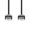 USB-A to USB-A 2.0 cable 2m black