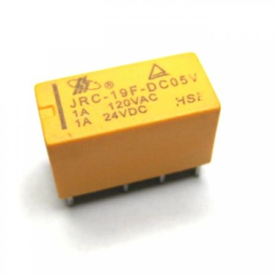 Relee 5VDC 2*NC-NO 2*1A/24VDC