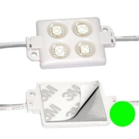 4xLED модуль Зеленый 12V 160lm IP65