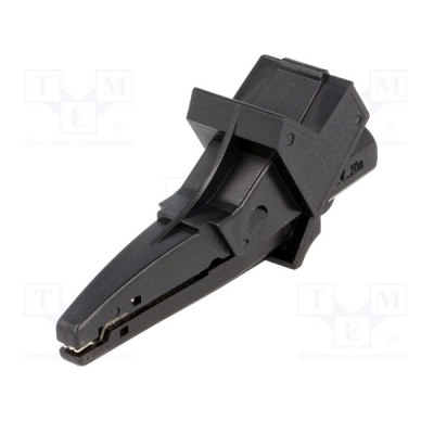 Alligator terminal/clamp isolated 5004 Black