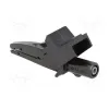 Alligator terminal/clamp isolated 5004 Black