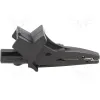 Alligator terminal/clamp isolated 5004 Black