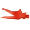 Alligator terminal/clamp isolated 5004 Red