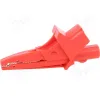 Alligator terminal/clamp isolated 5004 Red