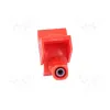 Alligator terminal/clamp isolated 5004 Red