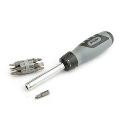 Kruvikute komplekt 12tk kõristiga +,-,torx