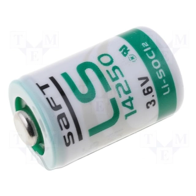 Patarei 3.6V 1/2AA 14250 SAFT 1200mAh liitium