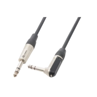 6.3mm stereo pistik otse-6.3mm stereo pistik nurgaga 3m