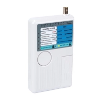 USB ja LAN-tester:  USB-A, USB-B, BNC, 8P8C (RJ45), 6P6C (RJ12), 6P2C (RJ11), 4P4C (RJ10)