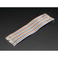 Premium Female/Female Raw Custom Jumper Wires - 40 x 6" (150mm)